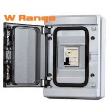 IP65 Electric Vehicle RCBO Enclosure (Weatherproof) - with 10A B-Curve RCBO, A-type high immunity 30mA AC